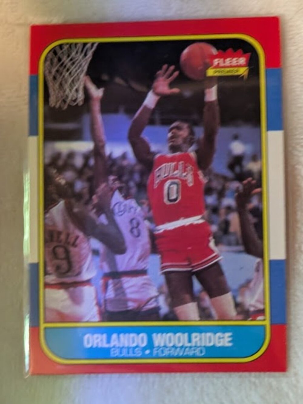 1986 Fleer ORLANDO WOOLRIDGE #130